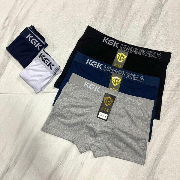 กางเกงในเคจีเค KGK Underwear 6ตัว กางเกงในชายขาสั้น ทรงบ็อกเซอร์ เนื้อผ้านิ่มยืดหยุ่นใส่สบายไม่อึดอัด ผ้าระบายอากาศได้ดี