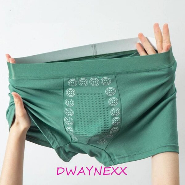 กางเกงบ็อกเซอร์ DWAYNEXX,U Bulge Pouch Seamless Mens Boxer, Simple ชุดชั้นในกางเกงผ้าไหมน้ําแข็งสําหรับชายสวมใส่ทุกวัน